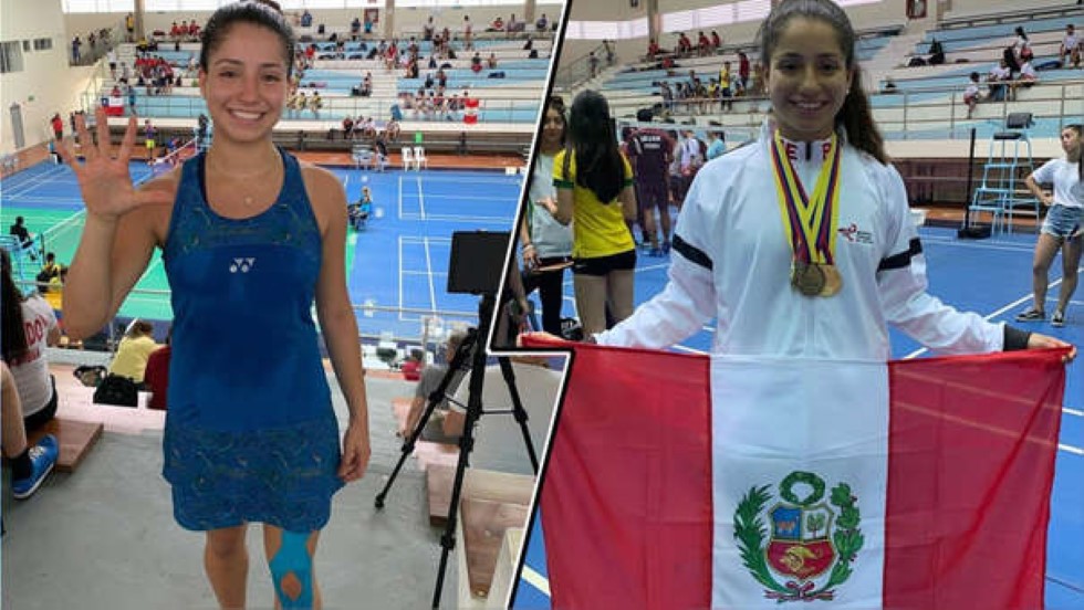 Fernanda Saponara, la peruana que lleva cinco títulos seguidos en el Sudamericano juvenil de bádminton