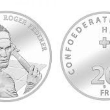 La cara de Federer estará en la moneda Suiza