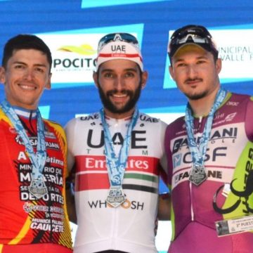 Ciclista Fernando Gaviria gana en Pocito y mantiene su idilio con San Juan