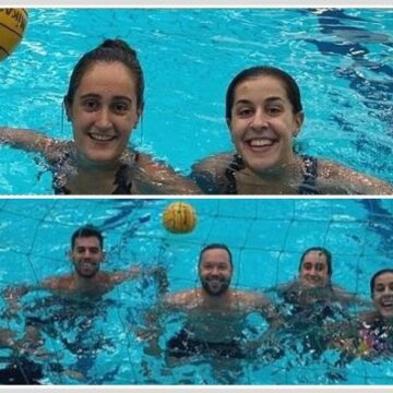 Carolina Marín y Clara Azurmendi cambian el bádminton por el waterpolo