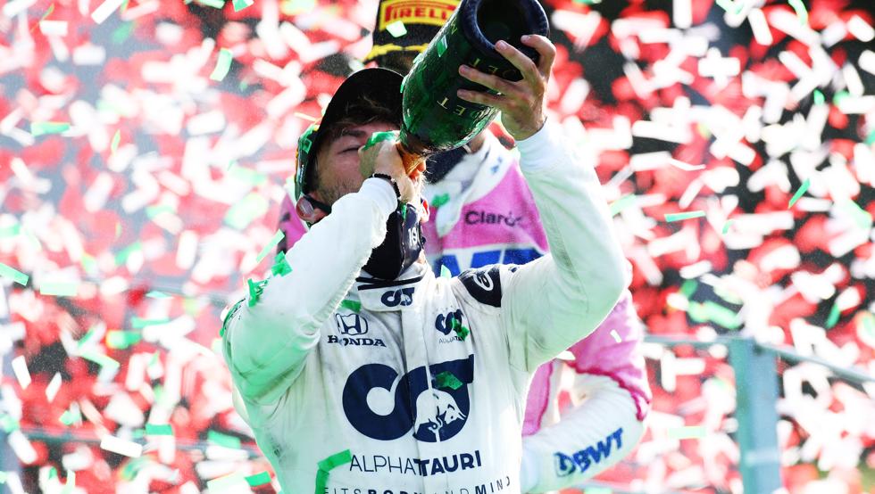 Gasly sorprende en F1 de Italia, Hamilton  termina séptimo