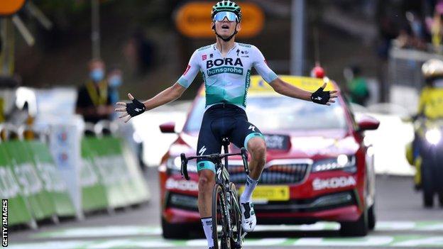 ¡Victoria de Lennard Kämna! en etapa 16 del Tour de France