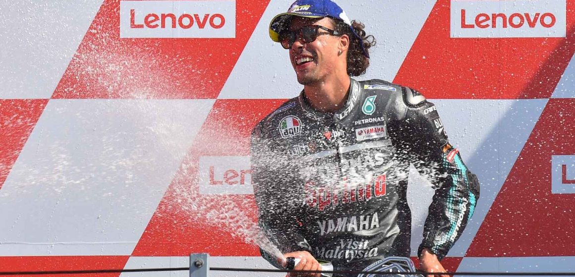 Morbidelli cargado de emociones tras victoria en el Moto GP de San Marino