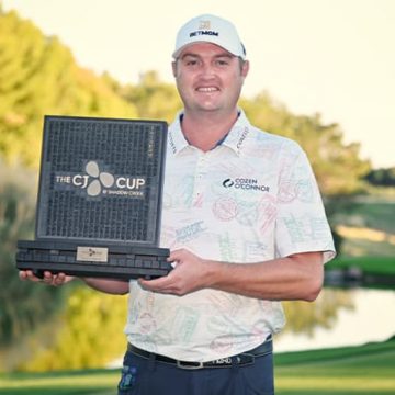 Golfista Jason Kokrak gana en THE CJ CUP en Las Vegas