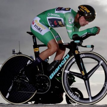 Esloveno Primoz Roglic recupera “la Roja” con mejor tiempo en etapa 13 contra el reloj Vuelta a España 2020