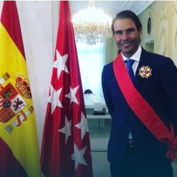 Nadal recibe Cruz de la Orden del 2 de Mayo