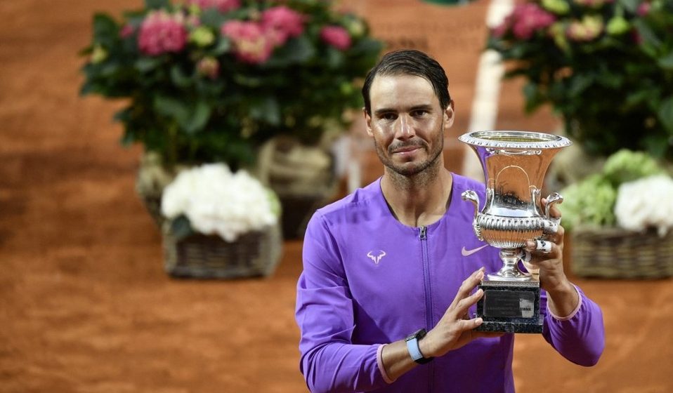 Nadal gana 10mo Título Tennis de Roma