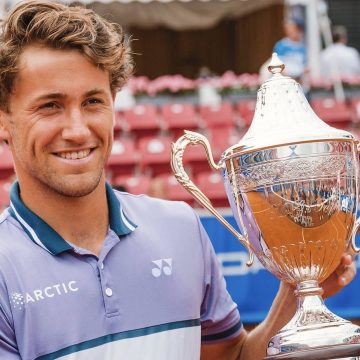 Casper Rudd gana 3er título en Tenis de Baastad