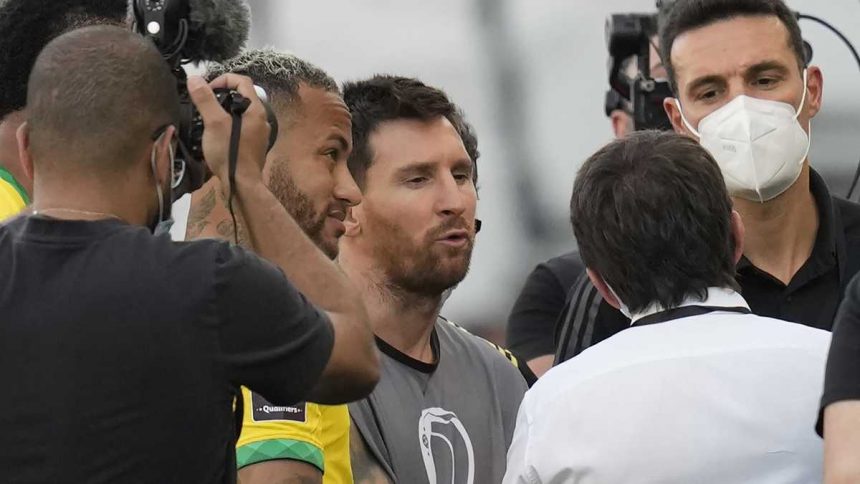 BRASIL VS. ARGENTINA SE SUSPENDE POR INTERVENCIÓN SANITARIA
