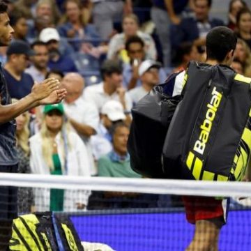 ALCARAZ SE RETIRA ANTE AUGER-ALIASSIME