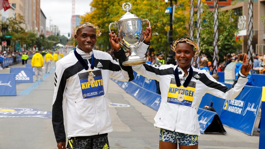 kenianos KENIANOS DOMINAN MARATÓN DE BOSTON