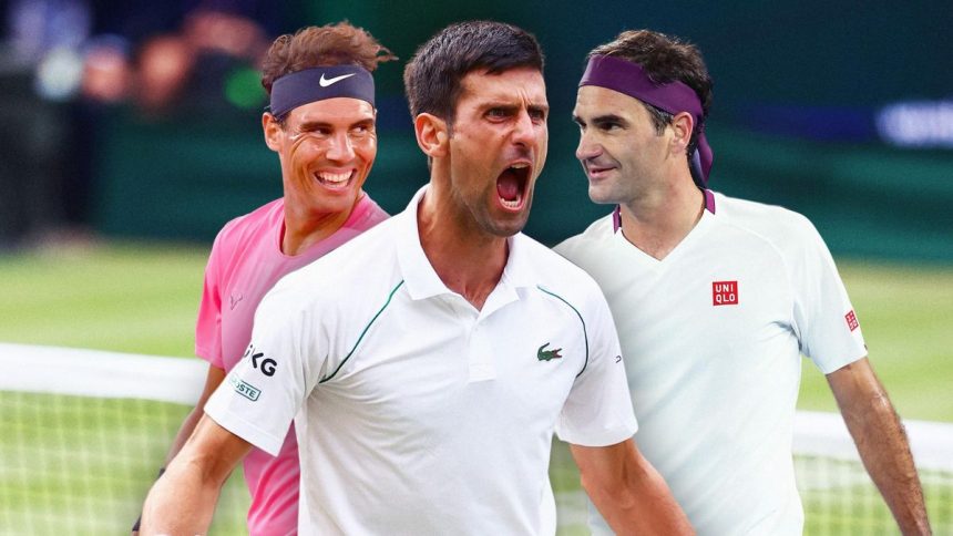 Nadal, Djokovic y Federer, luchan por ser el mejor de la historia