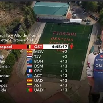Evenepoel se fuga y gana etapa 18 de Vuelta Ciclística a España