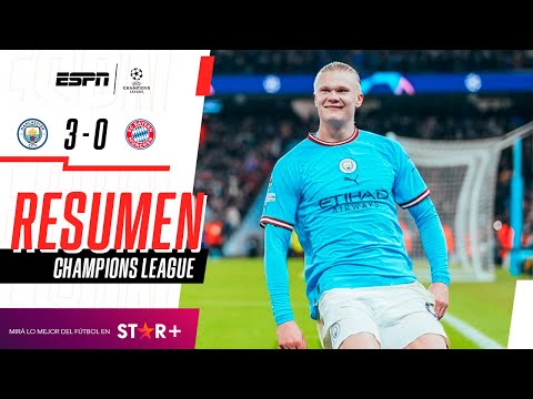 Manchester City 3-0 Bayern: resumen, goles y resultado