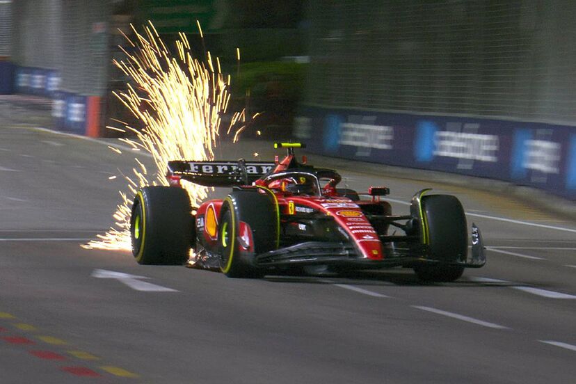 Carlos Sainz gana F1 de Singapur
