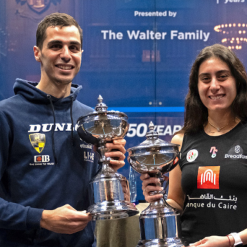 Los No. 1 del Mundo en Squash “Farag y El Sherbini” se coronan  en el Windy City Open 2024