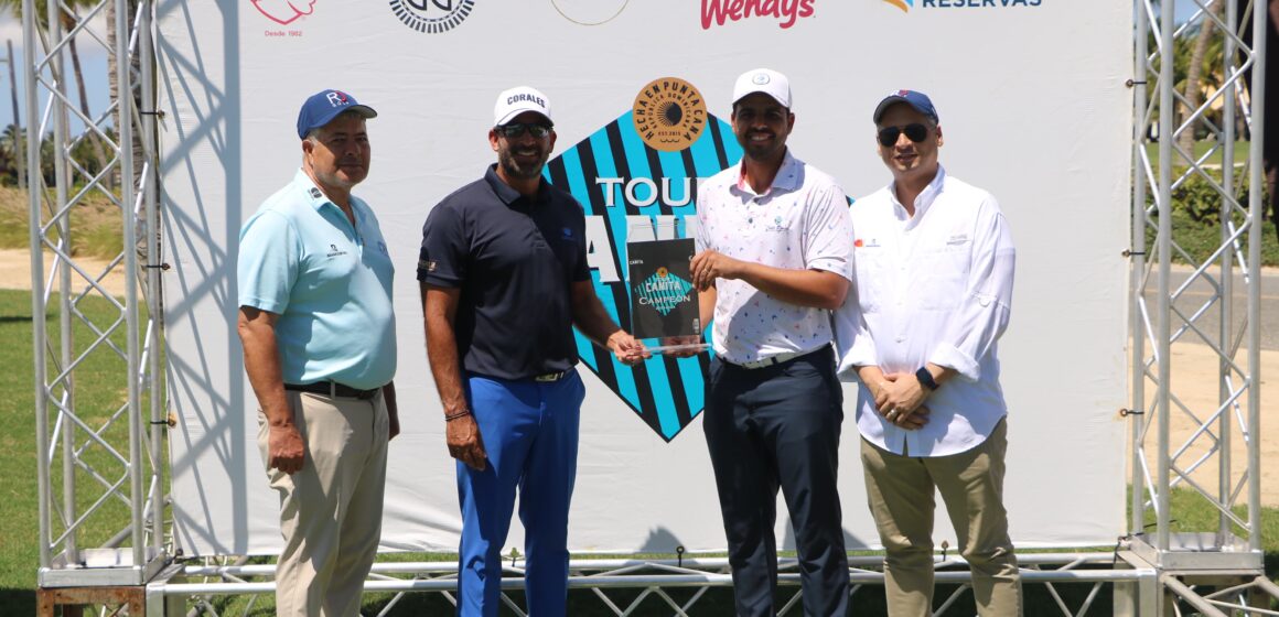 Rhadamés Peña gana séptima parada del Tour de Golf Canita 2023-24