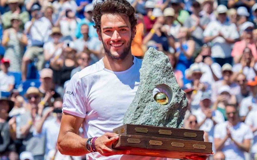 Italiano Matteo Berrettini se corona por segunda ocasión en torneo de Gstaad (Suiza)