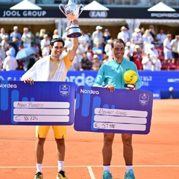 Portugués Nuno Borges vence a Rafael Nadal en su último partido en Tenis de Bastad