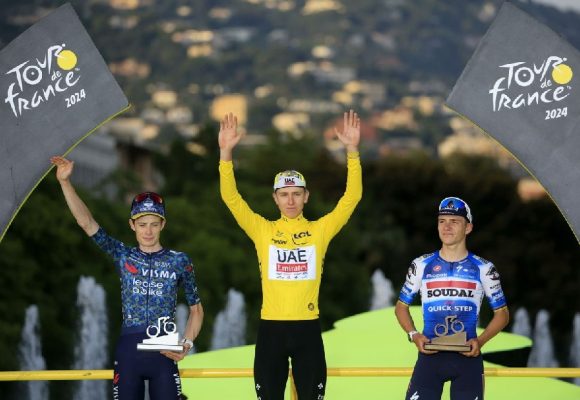 Esloveno Tadej Pogacar se proclama campeón del Tour de Francia 2024 por tercera ocasión