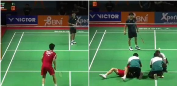 Badmintonista Zhang Zhijie muere en Pleno partido